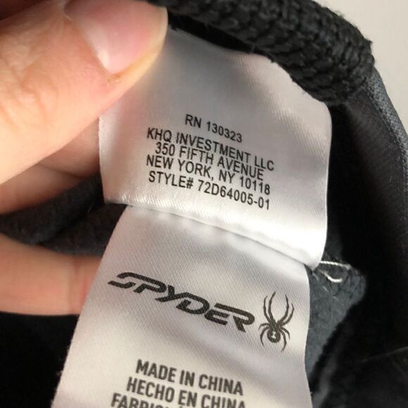 Spyder Full Zip Core Sweater Jacket Black Gray - Picture 7 of 7